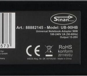 Inter-Tech Sinan UB-90HB | Universele Notebook Lader | 90 Watt - Afbeelding 3
