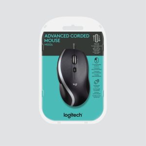 Logitech M500s Advanced | Bekabelde Muis | Rechtshandig | USB-A | 4000 DPI | Zwart/Zilver - Afbeelding 9
