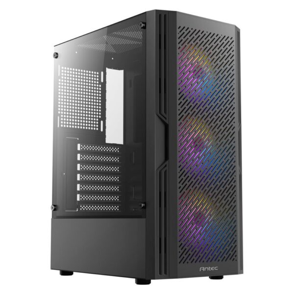 Antec AX20 | Mid Tower Gaming Behuizing | RGB-verlichting | Goede Airflow | ATX-compatibel - 0