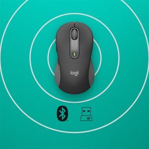 Logitech Signature M650 for Business | Draadloze Muis | Rechtshandig | RF + Bluetooth | 4000 DPI | Grafiet - Afbeelding 4