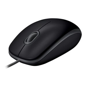 Logitech B110 Silent | Bekabelde Muis | Links- en Rechtshandig | USB-A | 1000 DPI | Zwart - Afbeelding 1