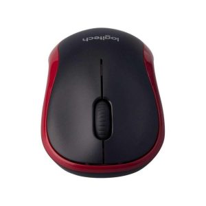 Logitech M185 | Draadloze Muis | Links- en Rechtshandig | RF | 1000 DPI | Zwart/Rood - Afbeelding 4