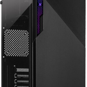 Inter-Tech A-303 Slant | Midi Tower | Zwart - Afbeelding 1