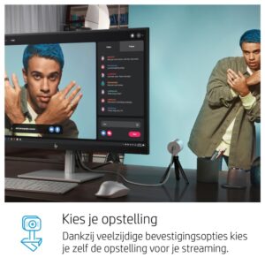 HP 950 UHD | 4K 30FPS USB Webcam met Microfoon - Afbeelding 11