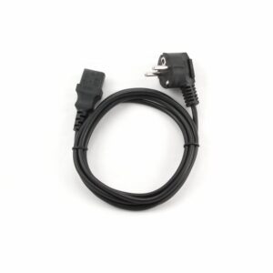 Gembird PC-186 | 1,8 m Stroomkabel | CEE 7/4 Male naar C14 | Zwart | VDE-goedgekeurd - Afbeelding 1