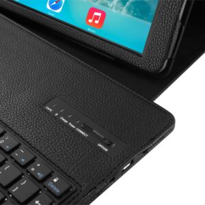 Mobiparts Bluetooth Keyboard Case | Geschikt voor Apple iPad Air/Air 2/9.7 (2017)/9.7 (2018)/Pro 9.7 | QWERTY | Zwart - Afbeelding 4