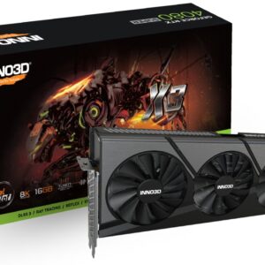 Inno3D GeForce RTX 4080 SUPER X3 | 16GB GDDR6X VRAM | Videokaart | GPU | Nvidia - Afbeelding 1