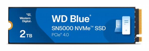 Western Digital Blue SN5000 | 2TB NVMe SSD | M.2 Gen4 | 5.150MB/s Lezen | 4.850MB/s Schrijven - 0