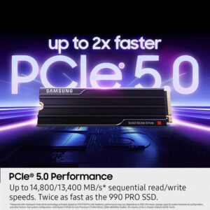 Samsung 9100 PRO | 2TB NVMe SSD | M.2 | Gen5 | 14.700MB/s Lezen | 13.400MB/s Schrijven | Heatsink - Afbeelding 6