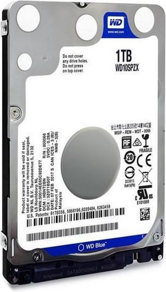 Western Digital Blue | 1TB | 2.5" | SATA III | PULLED - 0