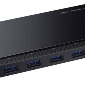 TP-LINK UH720 | USB 3.2 Gen 1 (3.1 Gen 1) Micro-B Hub | 5000 Mbit/s | Zwart - Afbeelding 1