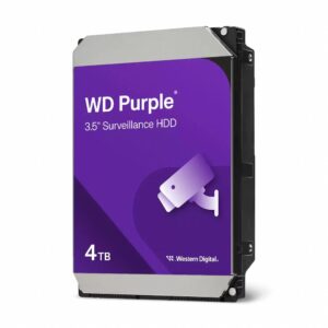 Western Digital Purple | Interne HDD 4 TB | 3.5" SATA III | 5400 RPM | 128 MB Cache - Afbeelding 1