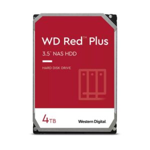 Western Digital Red Plus NAS HDD 3.5" | 4TB SATA III | 540RPM - Afbeelding 1