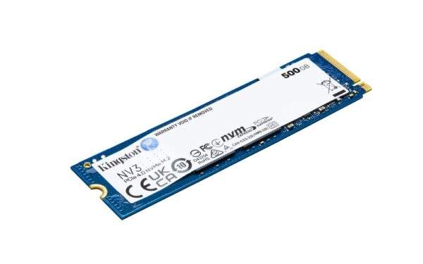 Kingston NV3 | 500GB NVMe SSD | M.2 Gen4 | 5.000MB/s Lezen | 3.000MB/s Schrijven - 0