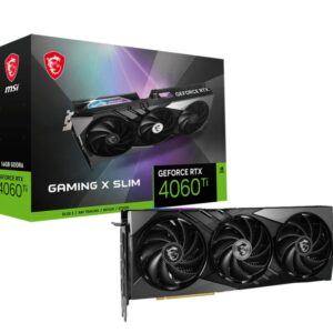 MSI GeForce RTX 4060 Ti GAMING X SLIM | 16GB GDDR6 VRAM | Videokaart | GPU | Nvidia - Afbeelding 1