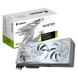 Gigabyte GeForce RTX 5090 MASTER ICE | 32 GB GDDR7 VRAM | 4K Gaming & AI | Videokaart | GPU | Nvidia - Afbeelding 1