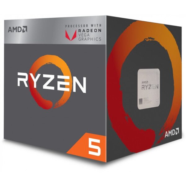 AMD Ryzen 5 3400G | 4 Core | 3,7GHz (4,2GHz Turbo) | AM4 | Processor | CPU - 0