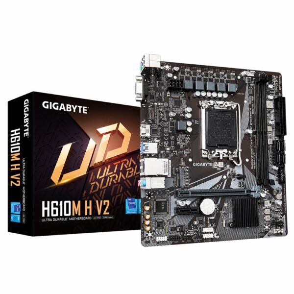 Gigabyte H610M H V2 | Socket LGA 1700 | Intel H610 | 2xDDR5 | Micro-ATX | Moederbord - 0