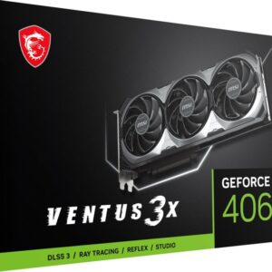 MSI GeForce RTX 4060 Ti VENTUS 3X OC | 8GB GDDR6 VRAM | Videokaart | GPU | Nvidia - Afbeelding 10