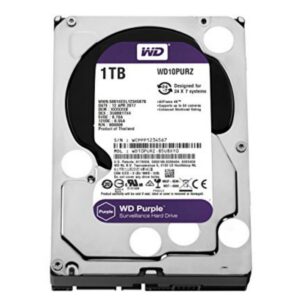 Western Digital Purple | 1000GB (1TB) 3.5" HDD | SATA III | 5400 rpm | Voor Surveillance - Afbeelding 1