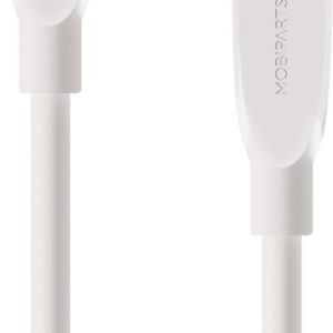 Mobiparts | USB-C naar USB-C Kabel | 2A | 1m | Wit (Bulk) - Afbeelding 1