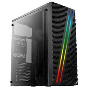 Aerocool Streak | MicroATX/Mini-ITX Behuizing | RGB Frontpaneel | USB 3.2 & 2x USB 2.0 - Afbeelding 5