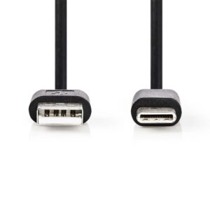 Nedis CCGL60601BK10 | USB 2.0 | USB-A naar USB-C | 1m | Zwart - Afbeelding 3