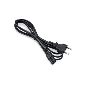 AC Voedingskabel | 2-Pin EU | 1x Euro Stekker | 1 Meter - Afbeelding 3