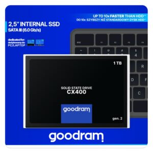 Goodram CX400 | 1TB SATA SSD | 2.5'' | 550MB/s Lezen | 500MB/s Schrijven - Afbeelding 9