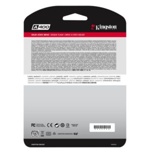 Kingston A400 | 240GB SATA SSD | 2.5'' | 500MB/s Lezen | 350MB/s Schrijven - Afbeelding 6