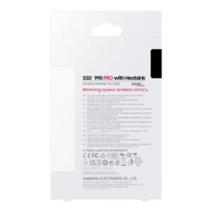 Samsung 990 PRO | 2TB NVMe SSD | M.2 Gen4 | 7.450 MB/s Lezen | 6.900 MB/s Schrijven | Heatsink - Afbeelding 4