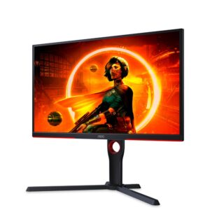 AOC 25G3ZM/BK 24.5" | 1920 x 1080 VA | 240Hz | 1ms | Zwart/Rood | Gaming Monitor - Afbeelding 3