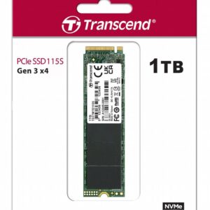 Transcend 115S | 1TB NVMe SSD | M.2 | 3.200MB/s - Afbeelding 1