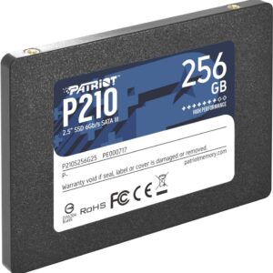 Patriot Memory P210 | 256 GB SATA SSD | 2,5″ | tot 520 MB/s Lezen | tot 430 MB/s Schrijven - Afbeelding 1