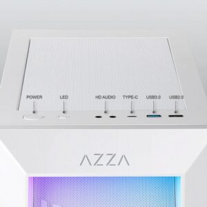 Case Azza Sentinel | Midi Tower | RGB | Wit - Afbeelding 3