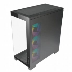 Case Azza Cove | Midi Tower | RGB | Tempered Glass | Zwart - Afbeelding 3