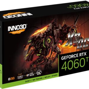 Inno3D GeForce RTX 4060 Ti X3 OC | 8GB GDDR6 VRAM | Videokaart | GPU | Nvidia - Afbeelding 3