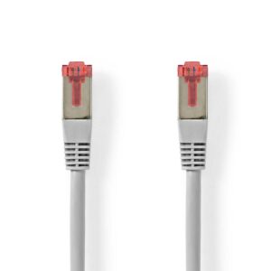 Nedis CCGL85220GY150 | Netwerkkabel Cat6 SF/UTP | 15 m | Grijs | RJ45 Male-naar-RJ45 Male - Afbeelding 1