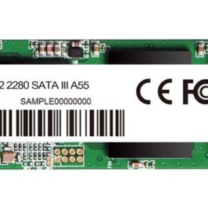 Silicon Power A55 | 256GB SATA SSD | M.2 | 560MB/s Lezen | 530MB/s Schrijven - Afbeelding 1