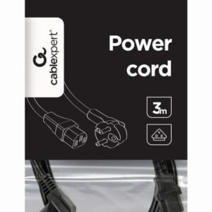 Gembird PC-186-VDE | 1,8 m Stroomkabel | Schuko (CEE 7/7) naar IEC C13 | Zwart | 10A / 250V - Afbeelding 3