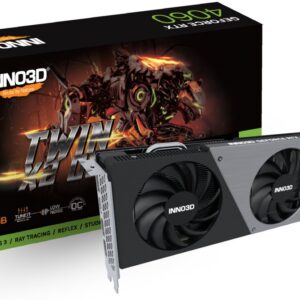 Inno3D GeForce RTX 4060 Twin X2 OC | 8GB GDDR6 VRAM | Videokaart | GPU | Nvidia - Afbeelding 1