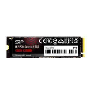 Silicon Power UD90 | 2TB NVMe SSD | M.2 | Gen4 | 5.000MB/s Lezen | 4.800MB/s Schrijven - Afbeelding 1