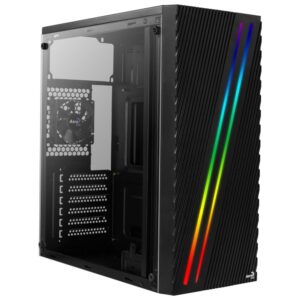 Aerocool Streak | MicroATX/Mini-ITX Behuizing | RGB Frontpaneel | USB 3.2 & 2x USB 2.0 - Afbeelding 3