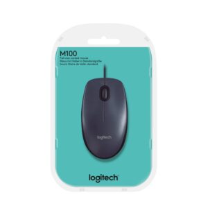 Logitech M100 | Bedrade USB Muis | Zwart - Afbeelding 7