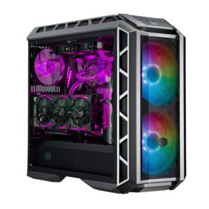 Cooler Master MasterCase H500P Mesh RGB | Midi Tower Case | Grijs - Afbeelding 1