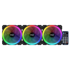 Aerocool Orbit RC ARGB 3 Pack | 120mm Case Fans met Remote Control - Afbeelding 3