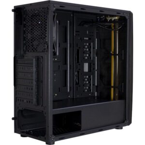 Inter-Tech Thunder Blue Light | Midi Tower Case | Zwart | RENEWED - Afbeelding 5