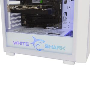 White Shark WARHEAD | Midi Tower Case | Inclusief 4 RGB Fans | Wit - Afbeelding 7