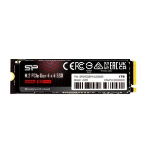 Silicon Power UD90 | 1TB NVMe SSD | M.2 Gen4 | 4.800MB/s Lezen | 4.200MB/s Schrijven - Afbeelding 1