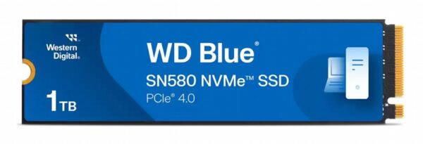 Western Digital Blue SN580 | 1TB NVMe SSD | M.2 Gen4 | 4.150MB/s Lezen | 4.150MB/s Schrijven - 0